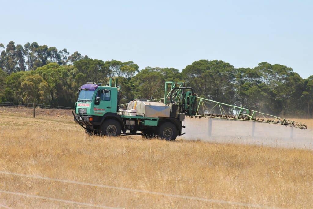 Kennedy Agricultural Spraying in action